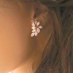 Geometric Cubic Zirconia Earrings New